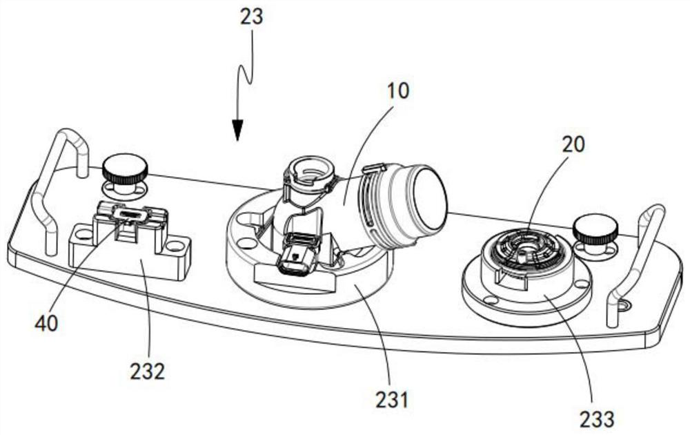 Automatic assembling device for upper shell of engine thermostat