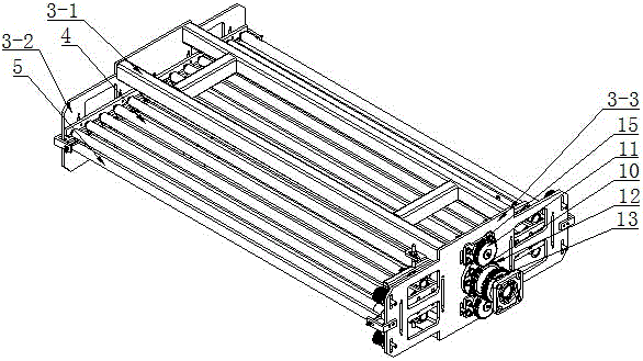 Turnover conveying device for production line
