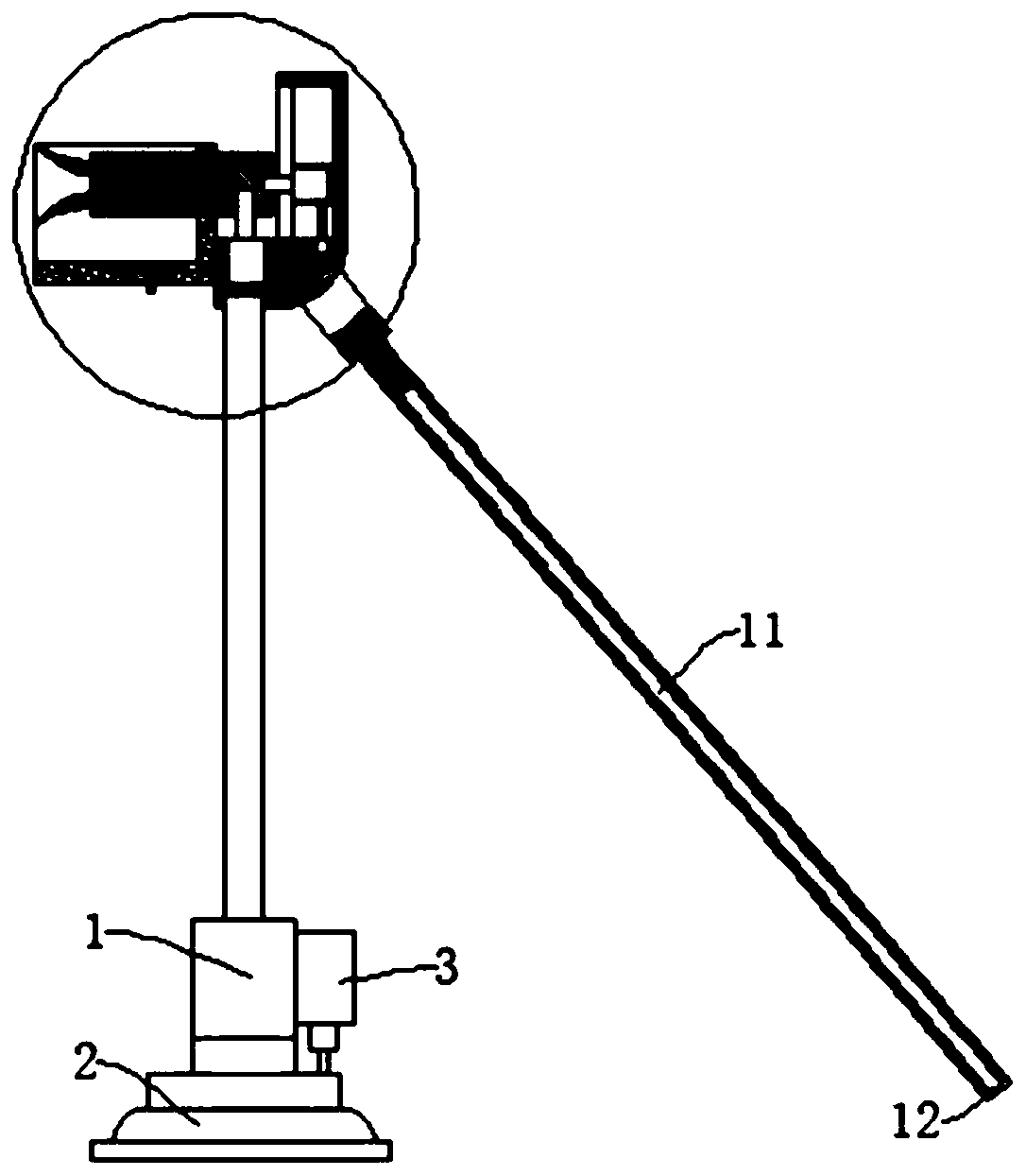 Kitchen wall cleaning device