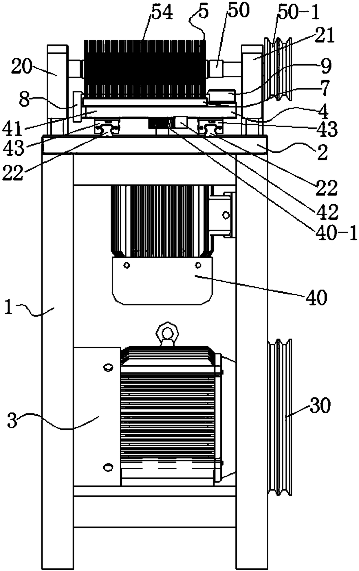 Machining device for clamping strip in glass slide box for laboratory