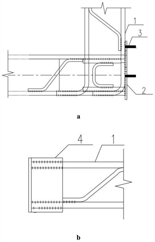 Steel bar grating connecting structure for multi-arch underground excavation pipe gallery primary support structure and construction method