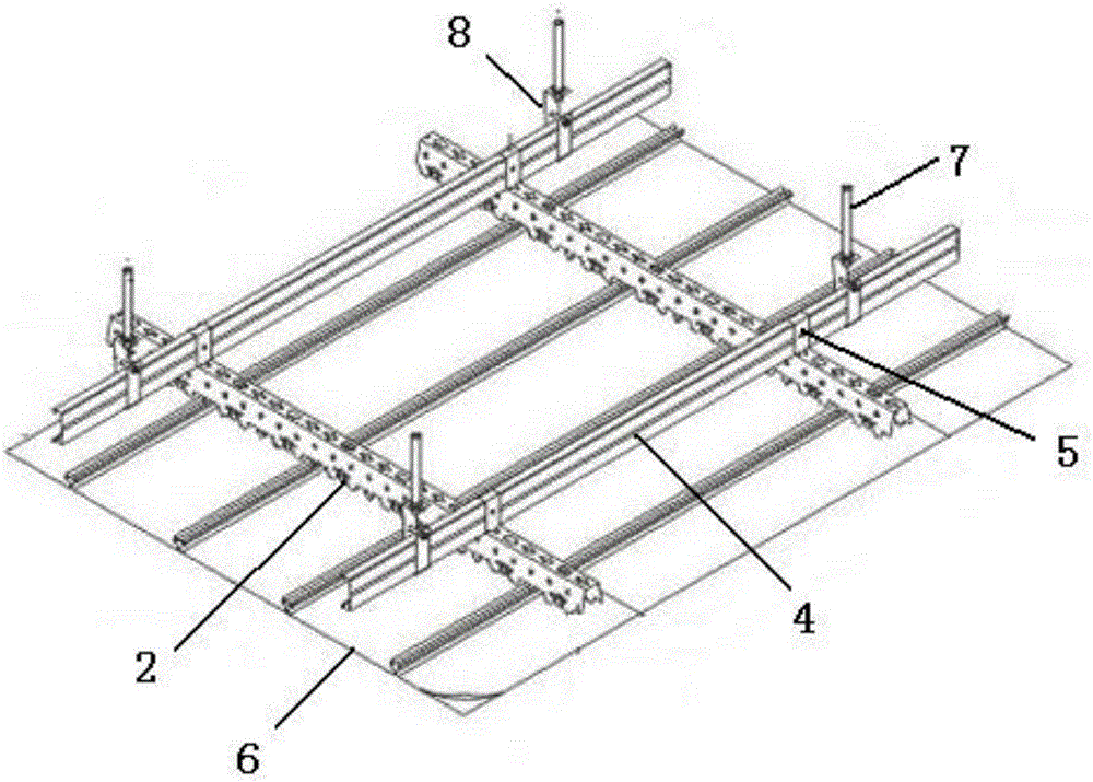 Building ceiling structure capable of shortening distance between pinch plates and ceiling