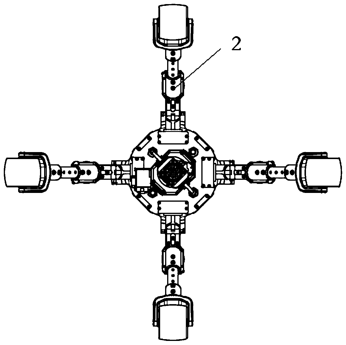 A stepless gear position adjustment system and method suitable for outrigger mechanism