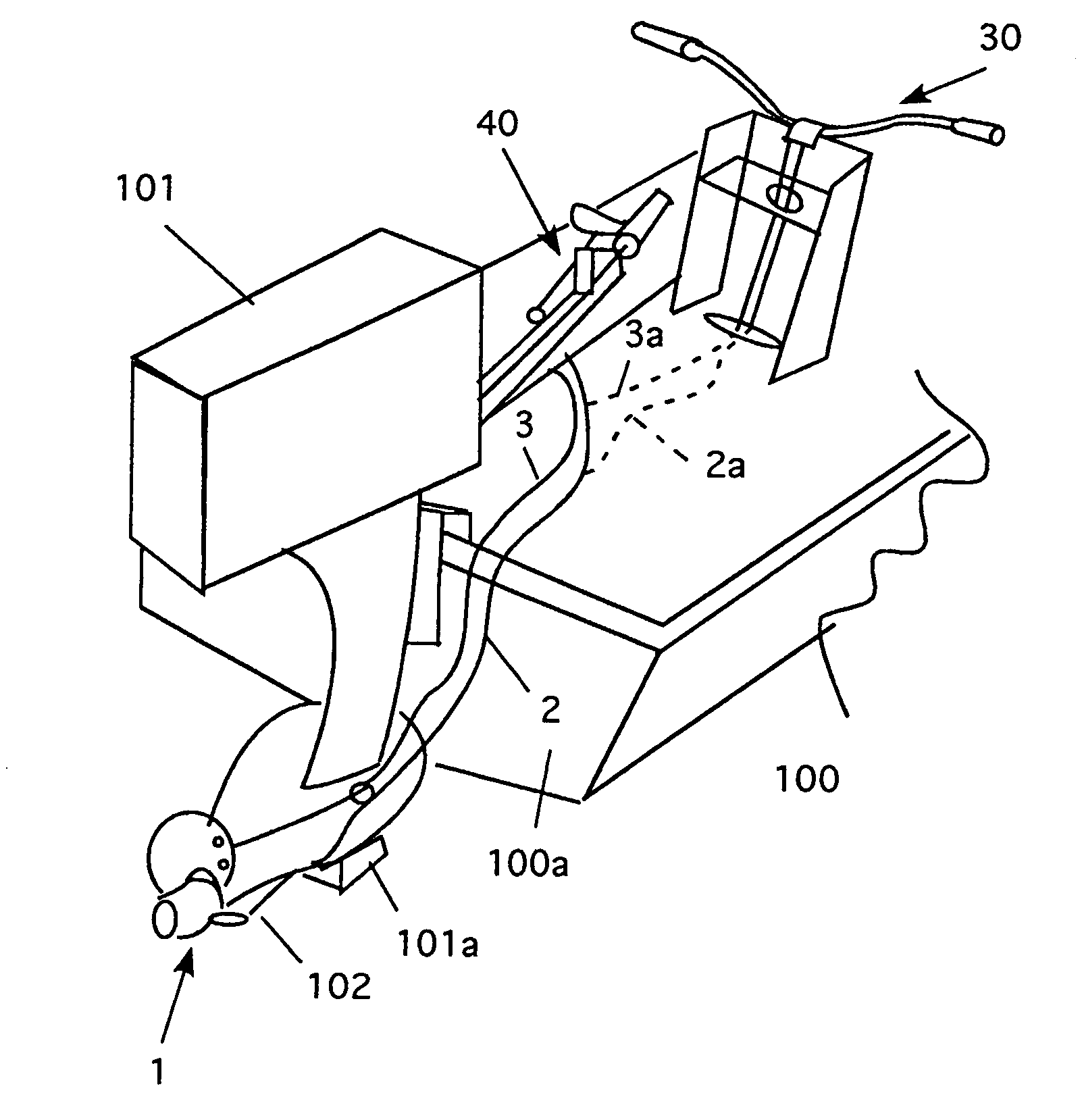 Joy stick control system for a modified steering system for small boat outboard motors