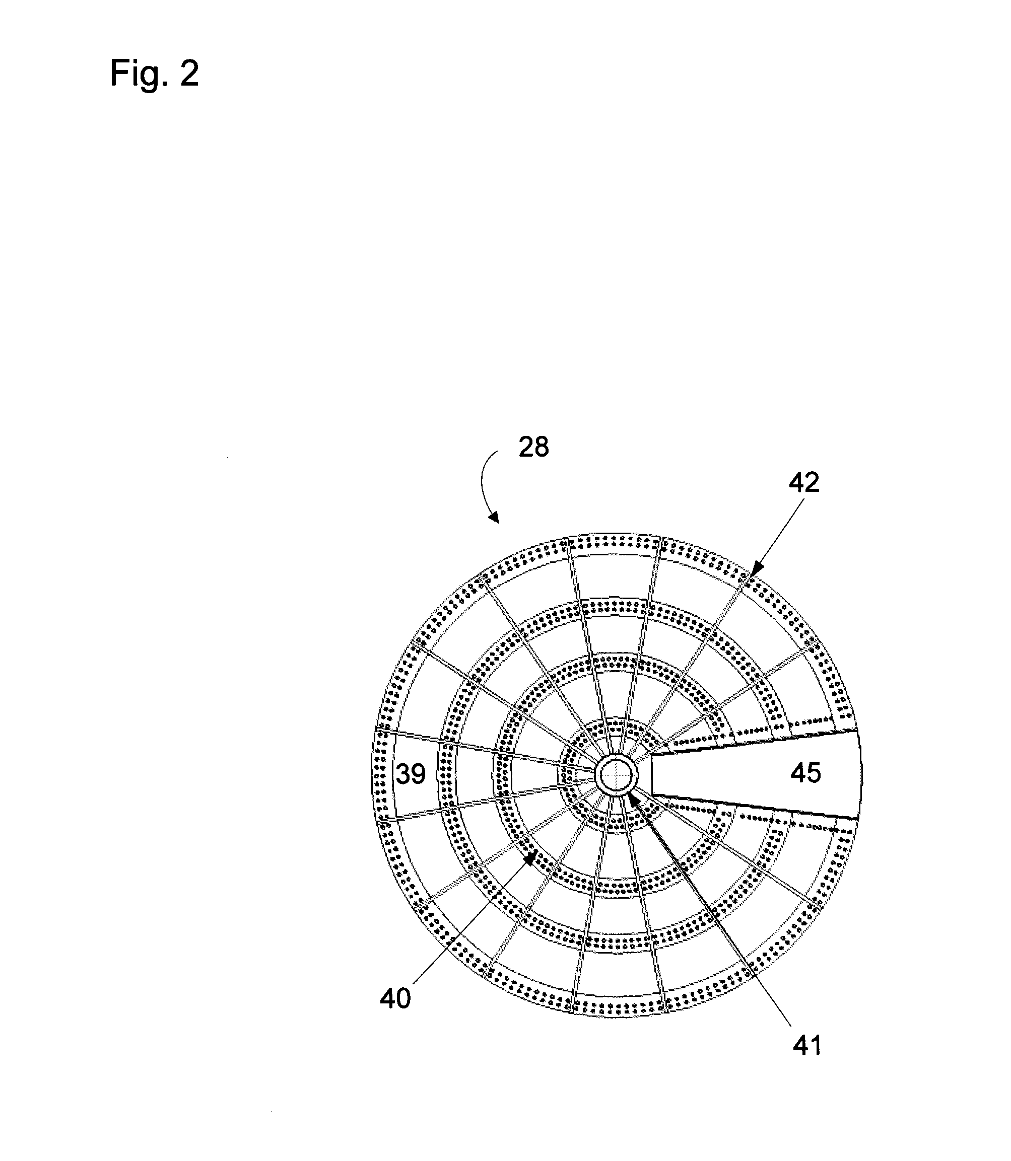 Apparatus and method for processing loose products