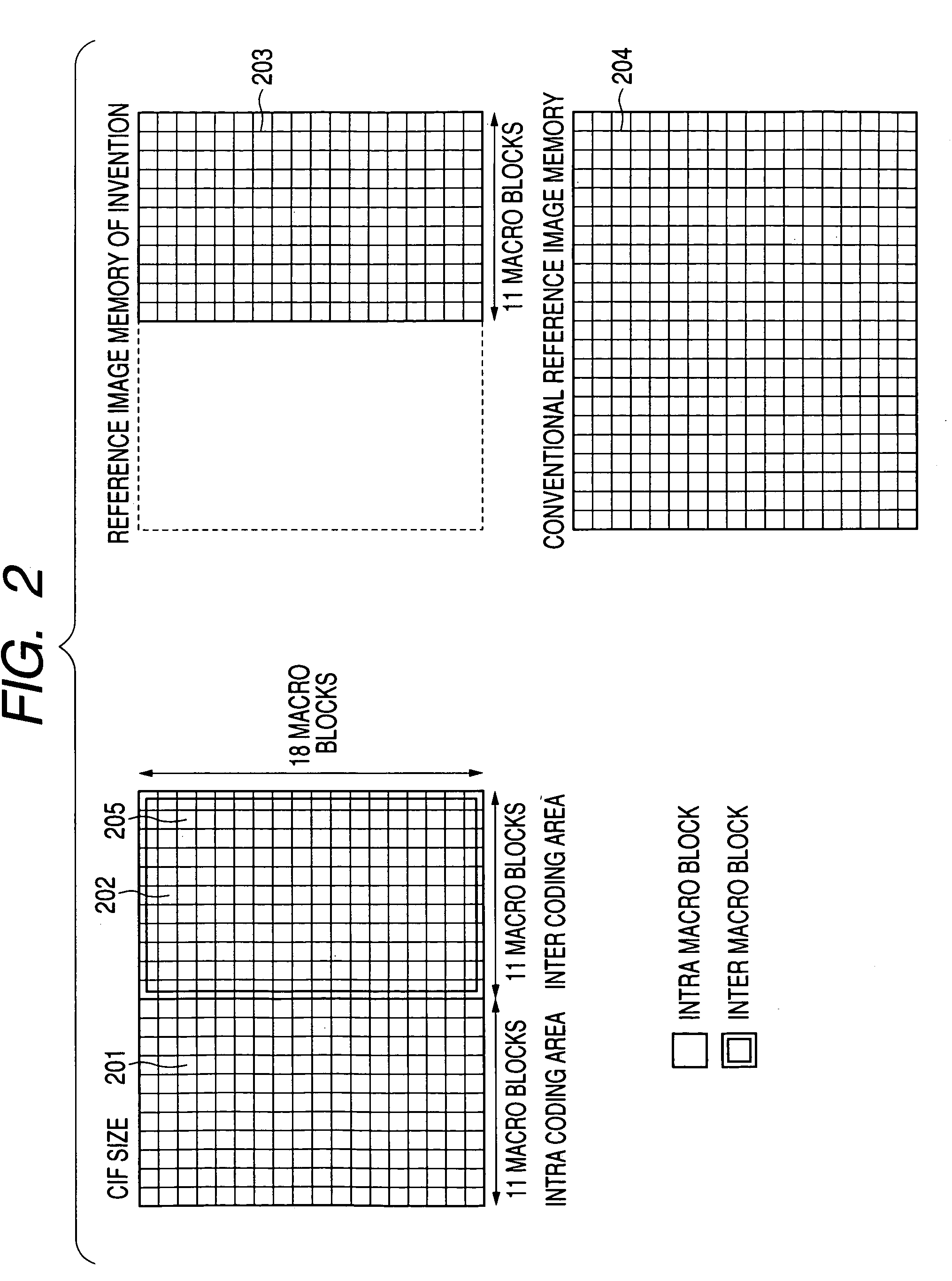 Moving image coding method and apparatus for determining a position of a macro block which is intra-coded or inter-coded
