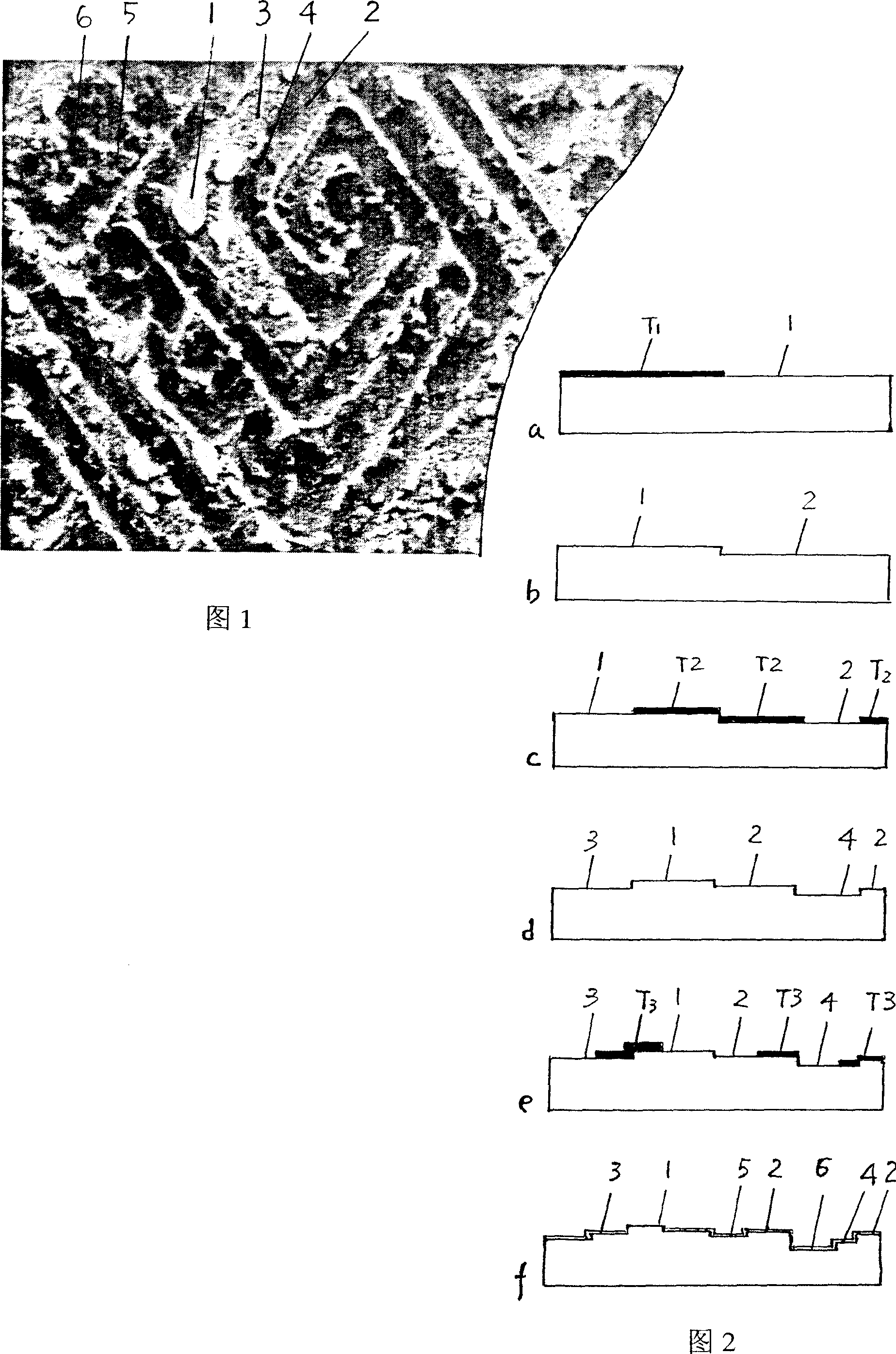 Multiple etching technique for imitating cast copper, and its products