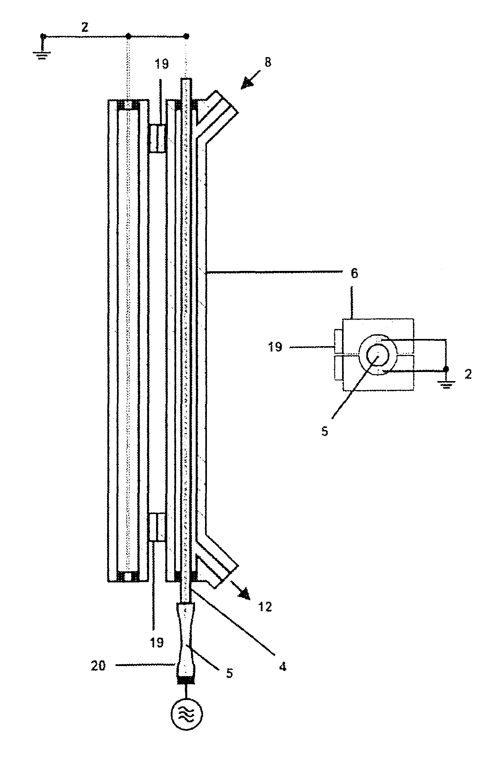 Method and device for plasma-supported surface treatment