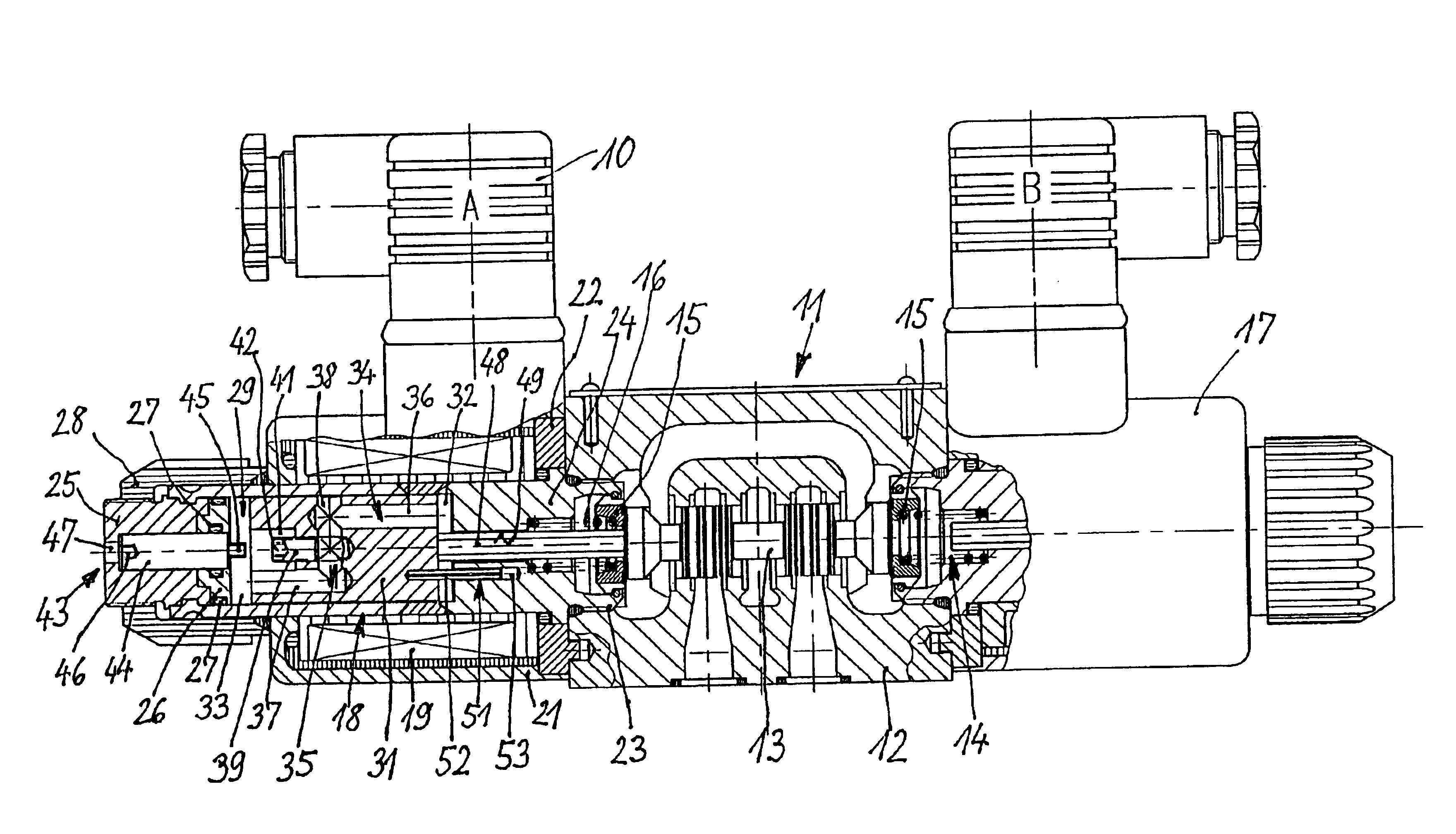 Electromagnet for actuating a hydraulic valve