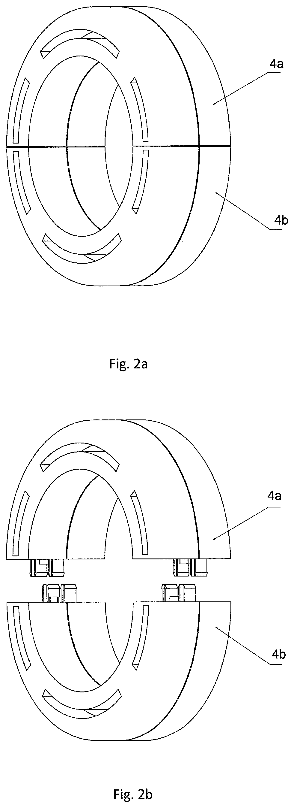 Device for monitoring operation parameters of a vehicle axle