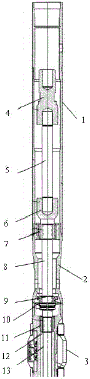 Flexible shaft transmission device of submersible direct-drive screw pump