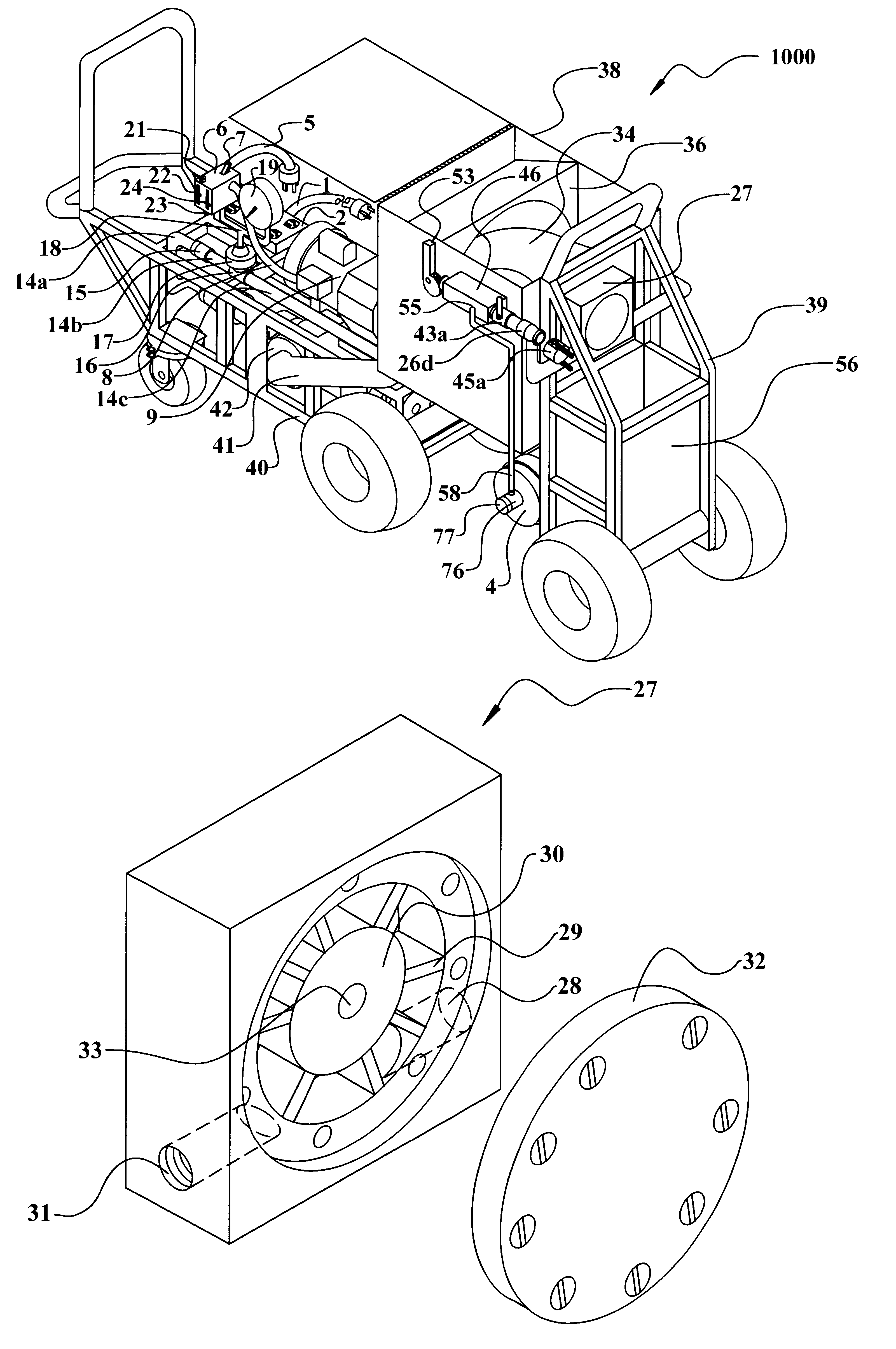 Grout pumps, control boxes and applicator tools, and methods for using the same