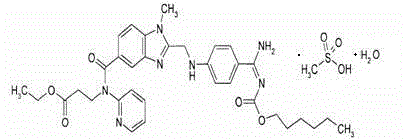 Stable dabigatran etexilate mesylate compound