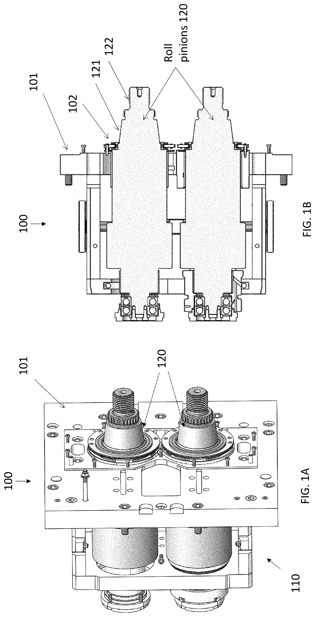 Mechanical high speed roll change system for use with robotic roll change system
