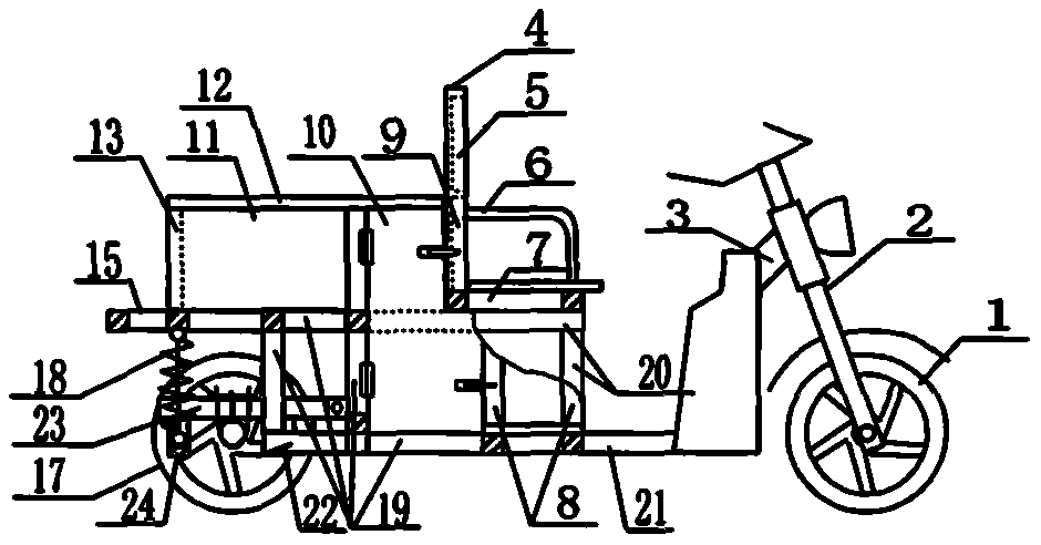 Multifunctional low-speed miniature electric vehicle