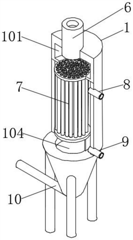 Single-effect external circulation concentrator based on condensation bead collecting mechanism