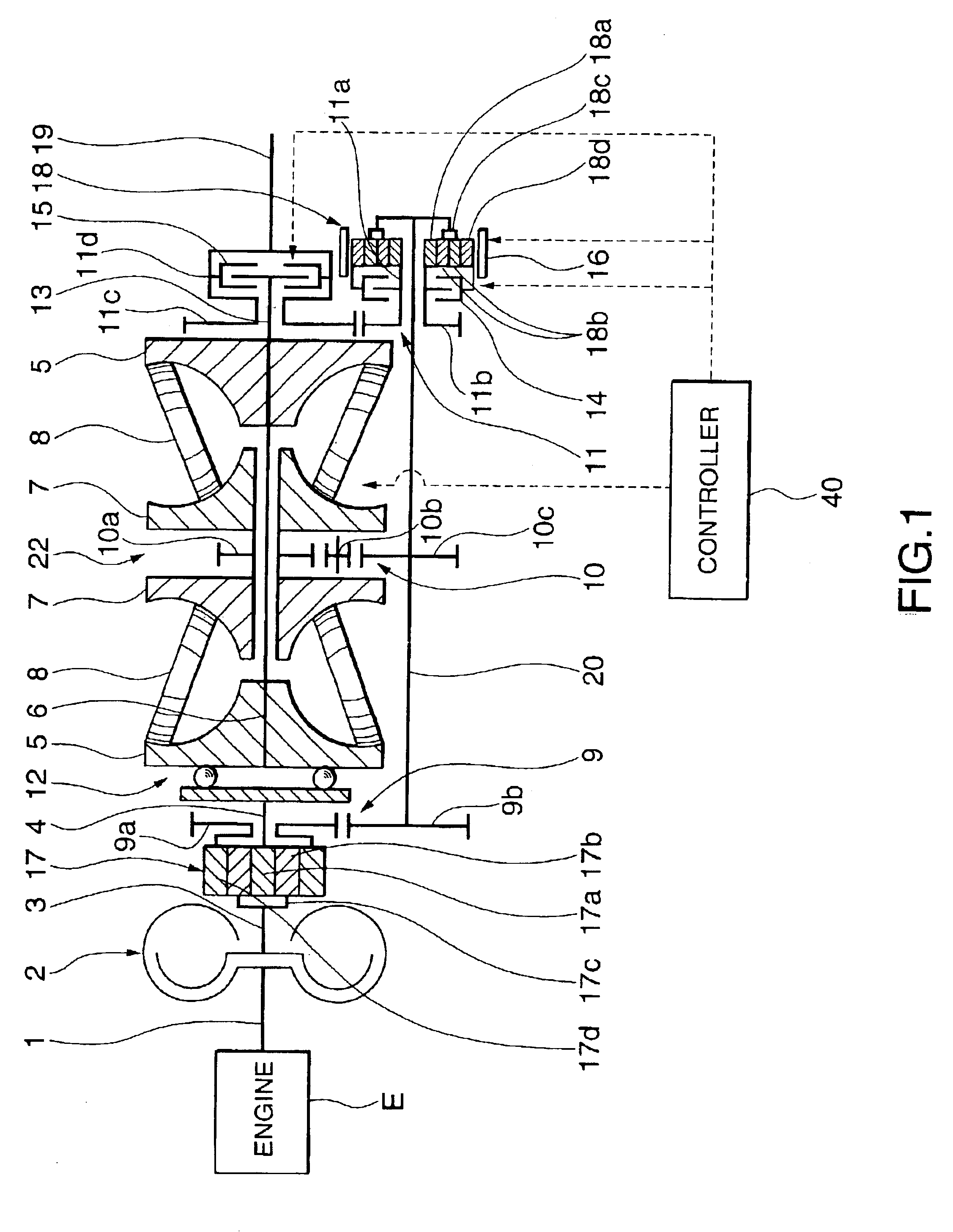 Continuously variable power-split transmission