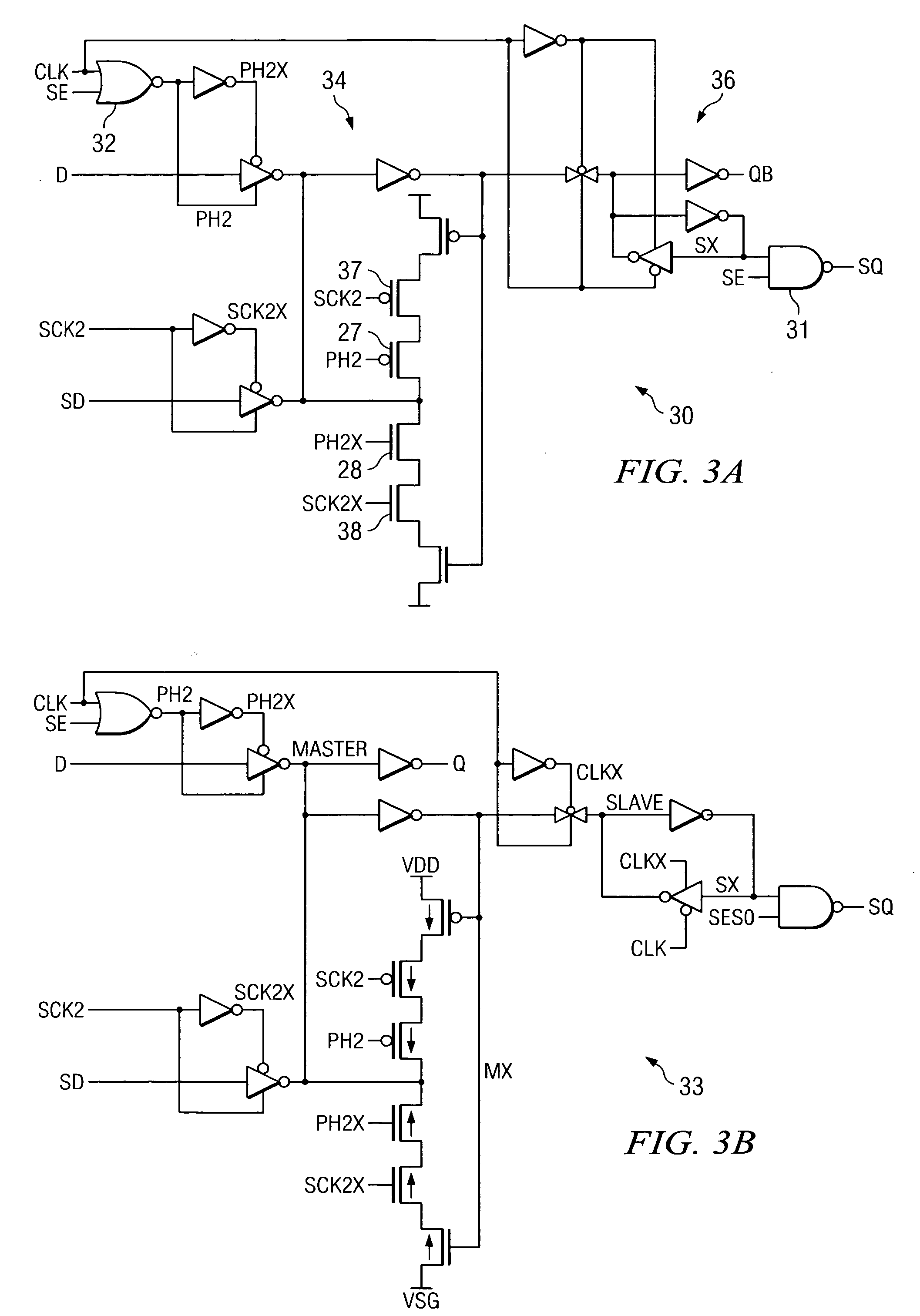 Digital design component with scan clock generation