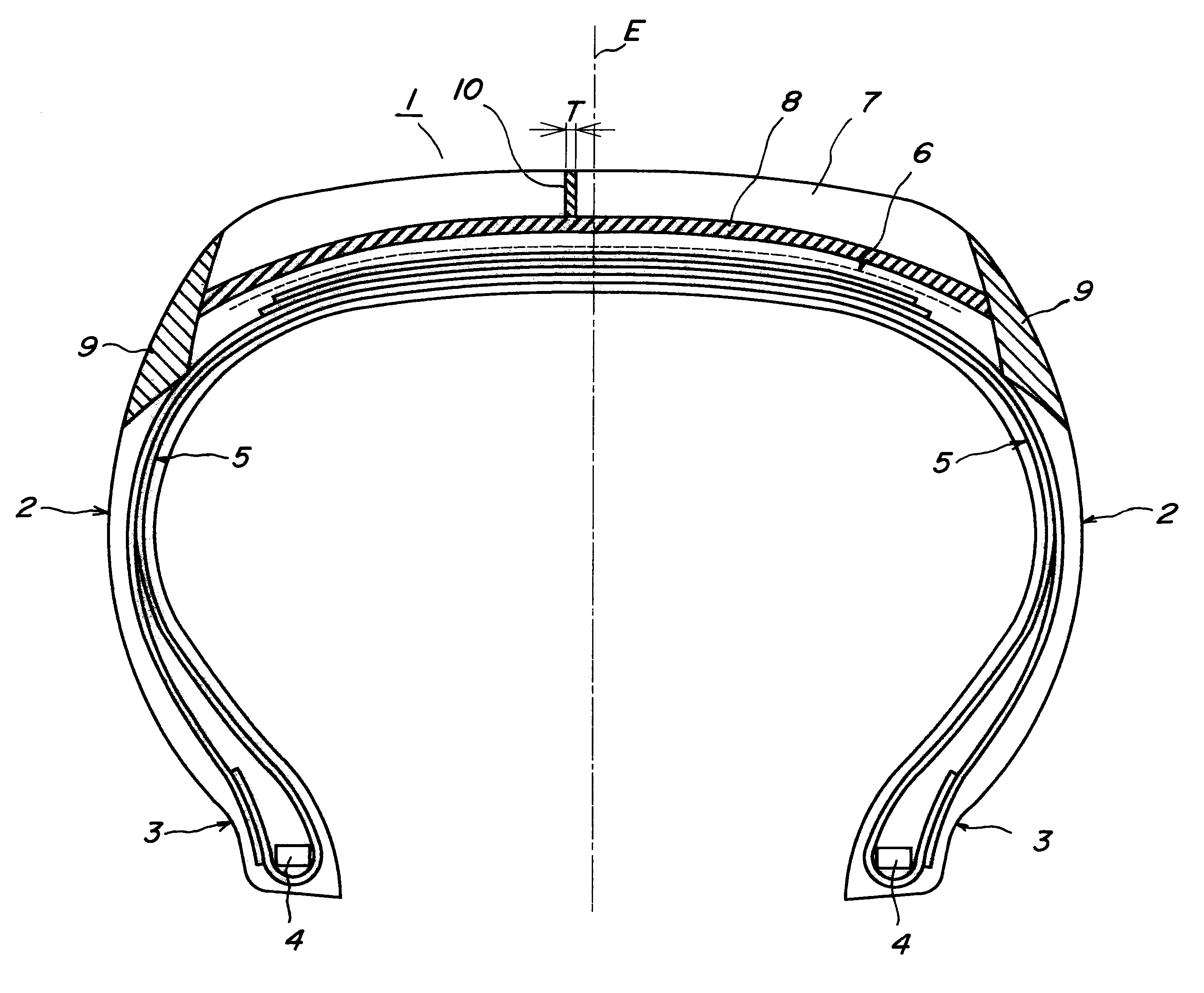 Pneumatic tire having electrically conductive rubber layer in land portion defined between circumferential grooves