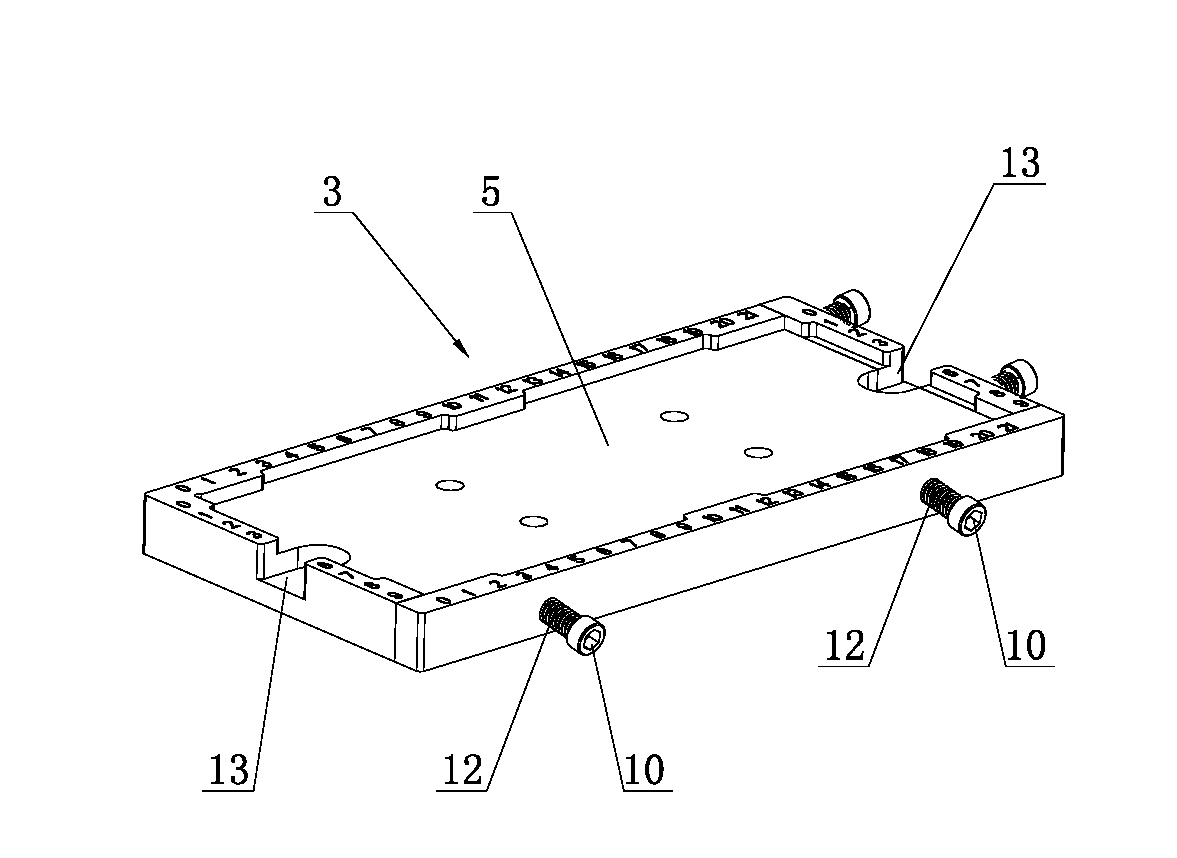 Vision inspection device for convenient assembly and disassembly of tray
