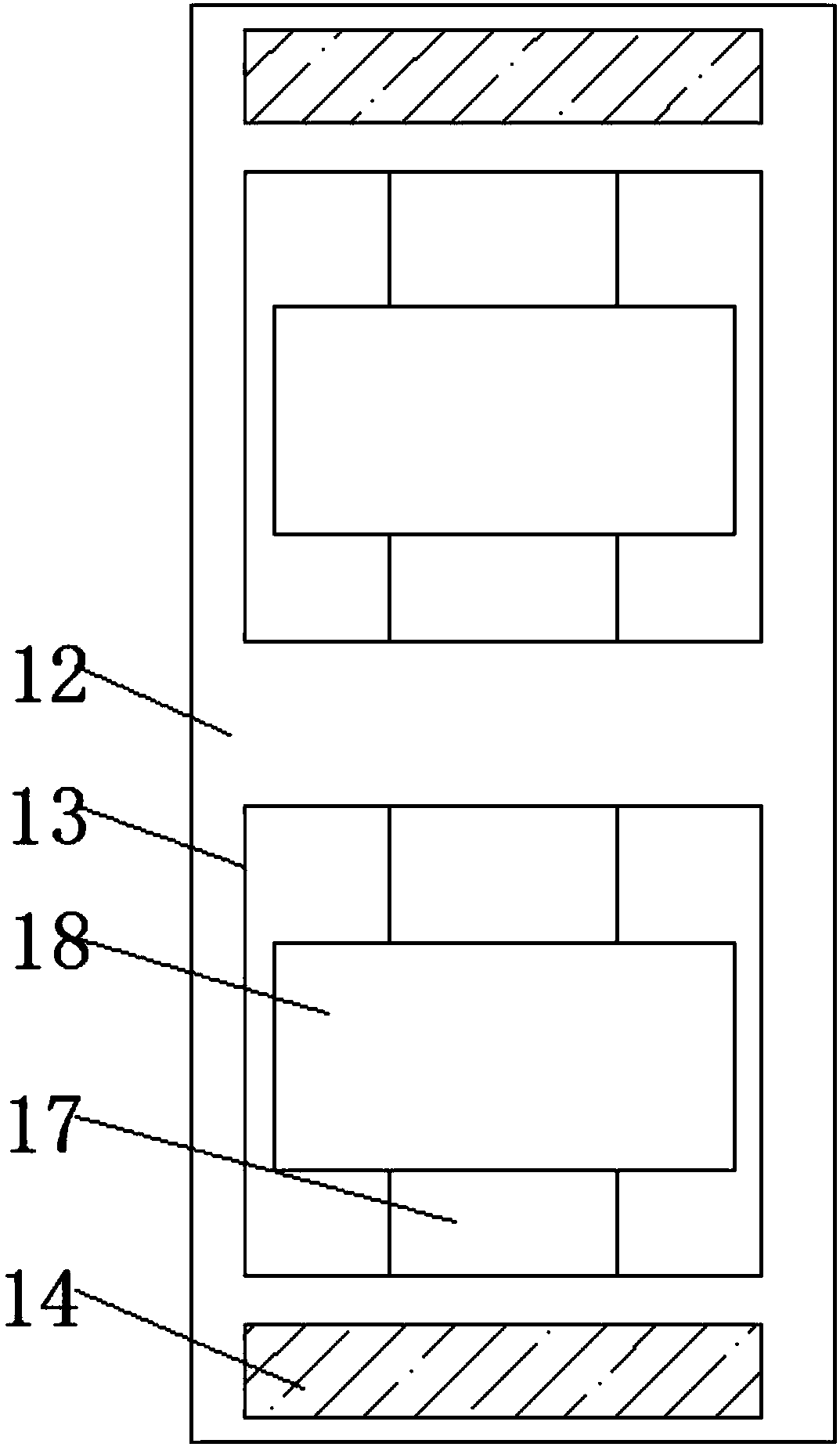 Steel structure herringbone ladder with good stable effect