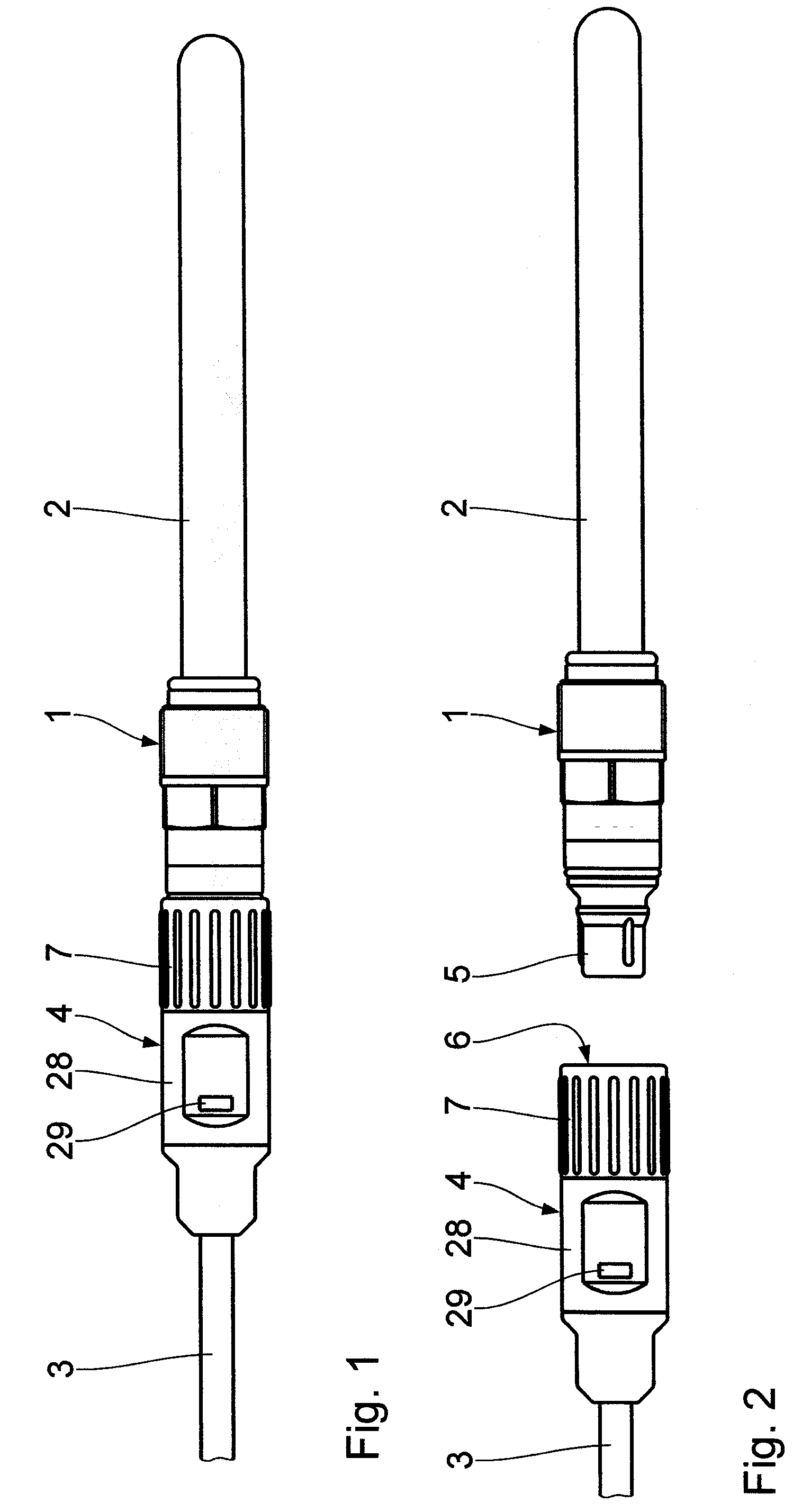 Connection system, in particular a plug-in connection system for the transmission of data and power supply signals