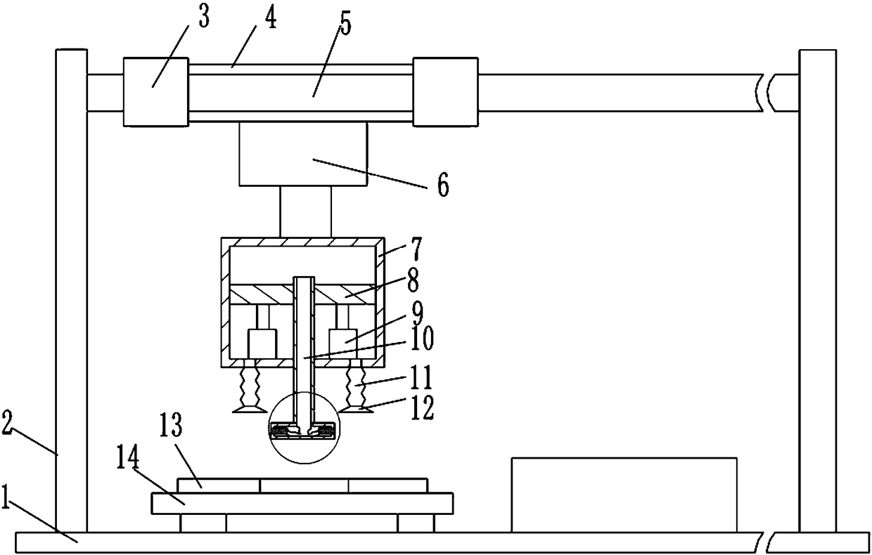 Mechanical arm for taking and placing corrugated sheets