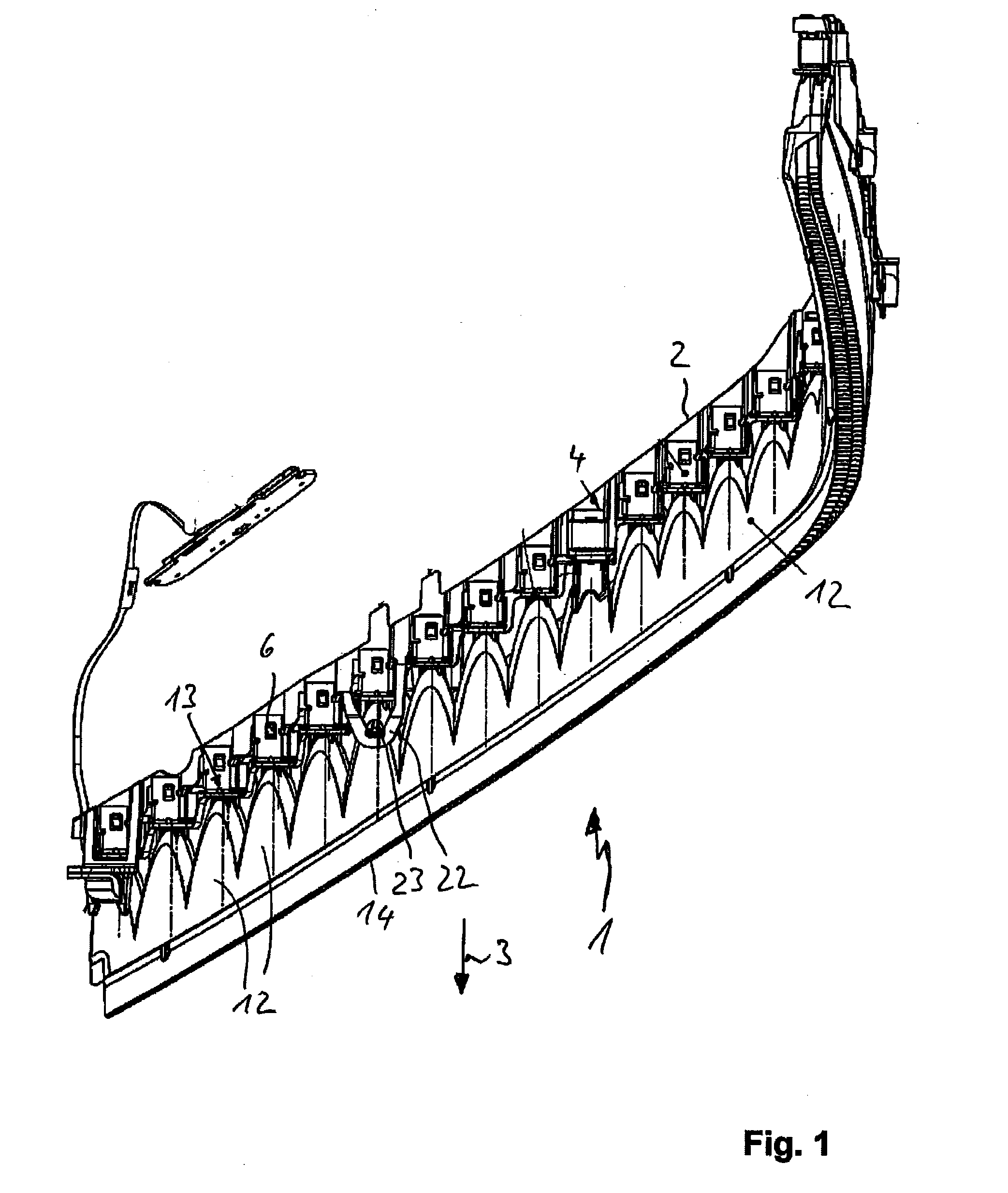 Lighting unit for vehicles and mounting method