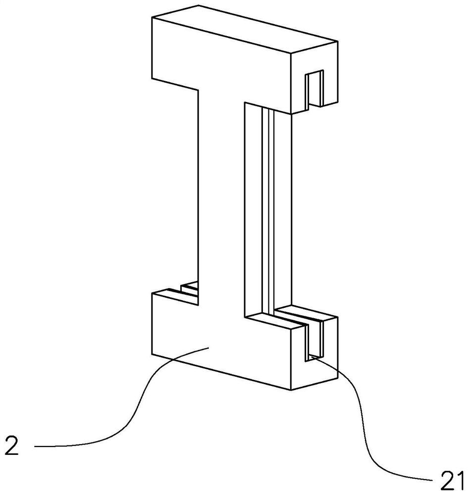 A prefabricated building glass curtain wall