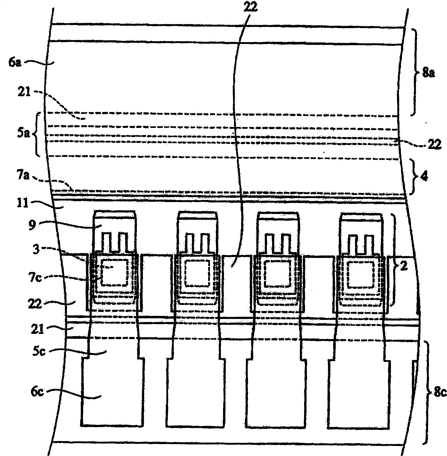 Luminous diode array