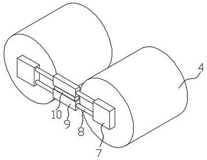 A rounding equipment used for bending ship steel