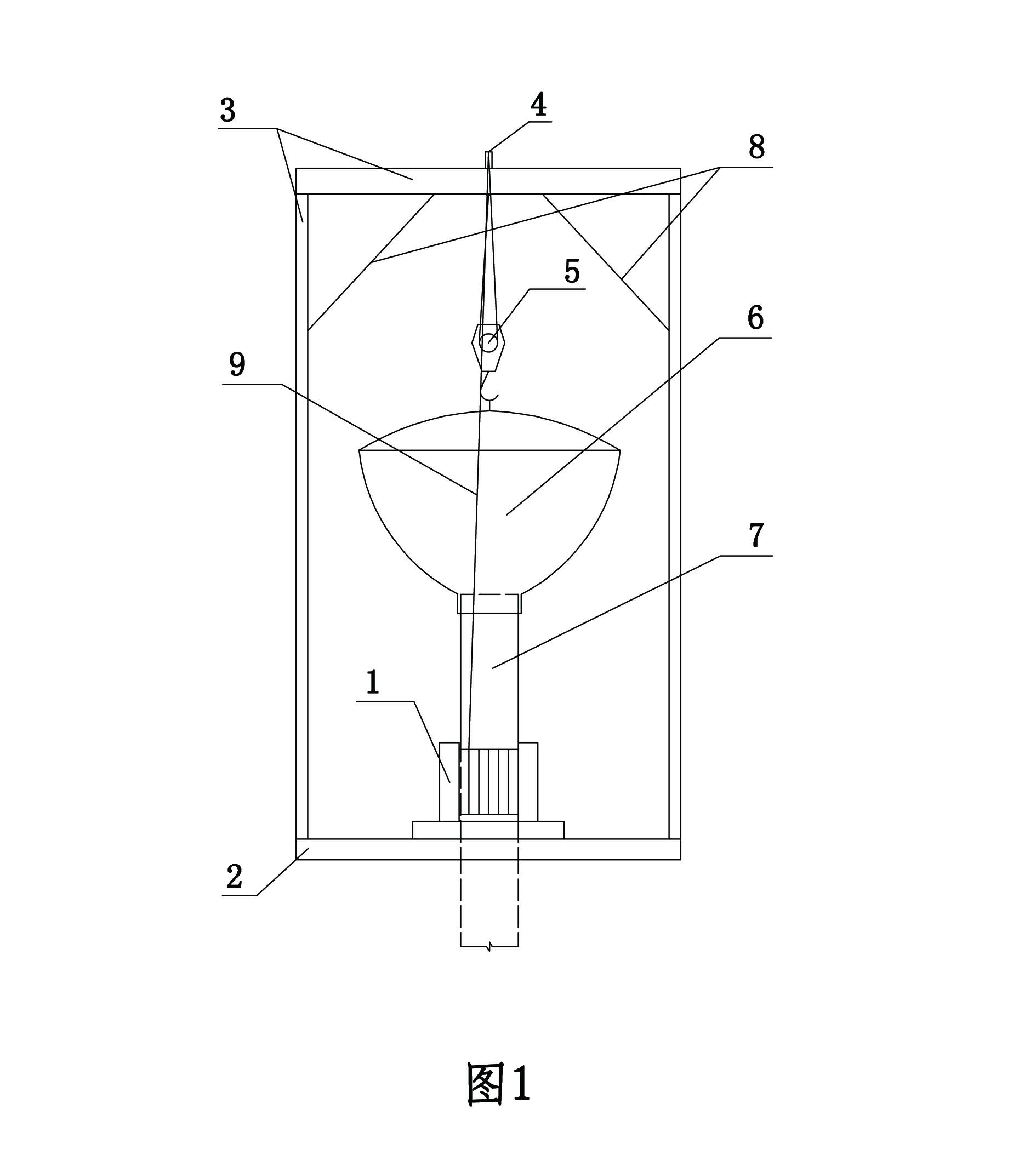 Filling pile concrete guide pipe assembling and disassembling device and construction method thereof