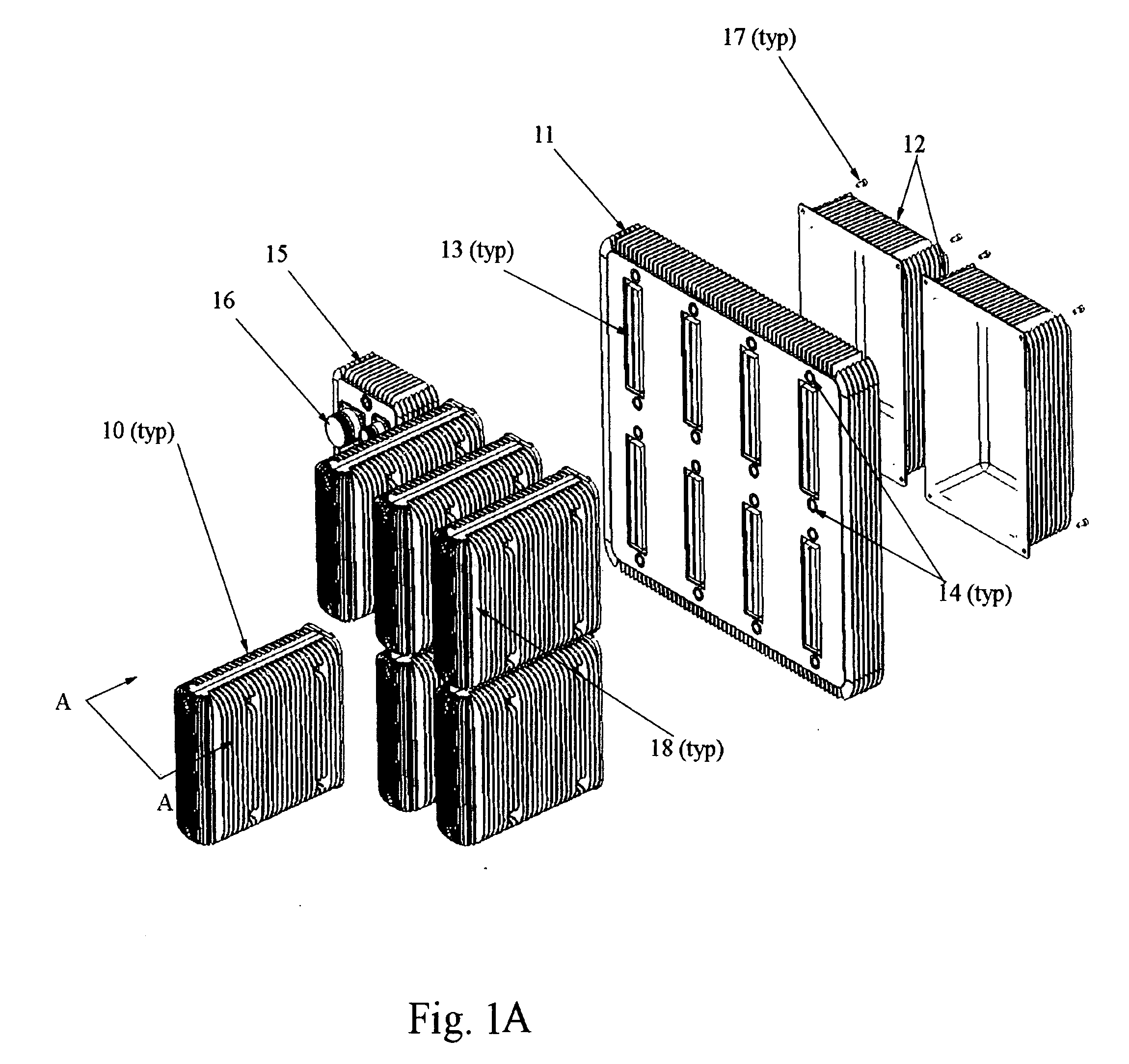 Machine for passively removing heat generated by an electronic circuit board
