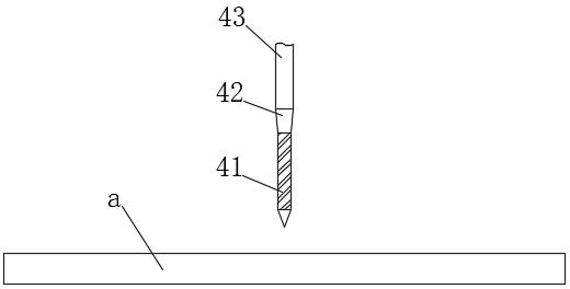 Novel supporting frame machining device and using method thereof