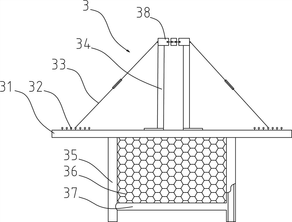 Low-rise building ecological green space structure and method