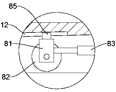 Material transfer device for ceramic tile production