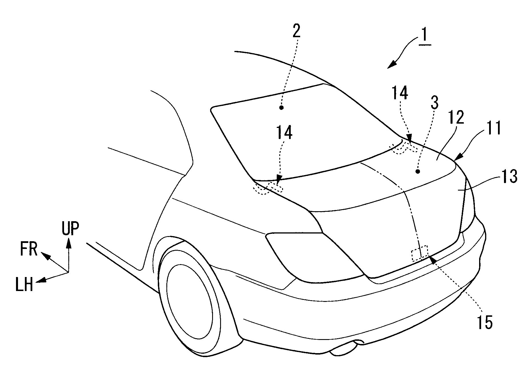 Trunk lid frame structure