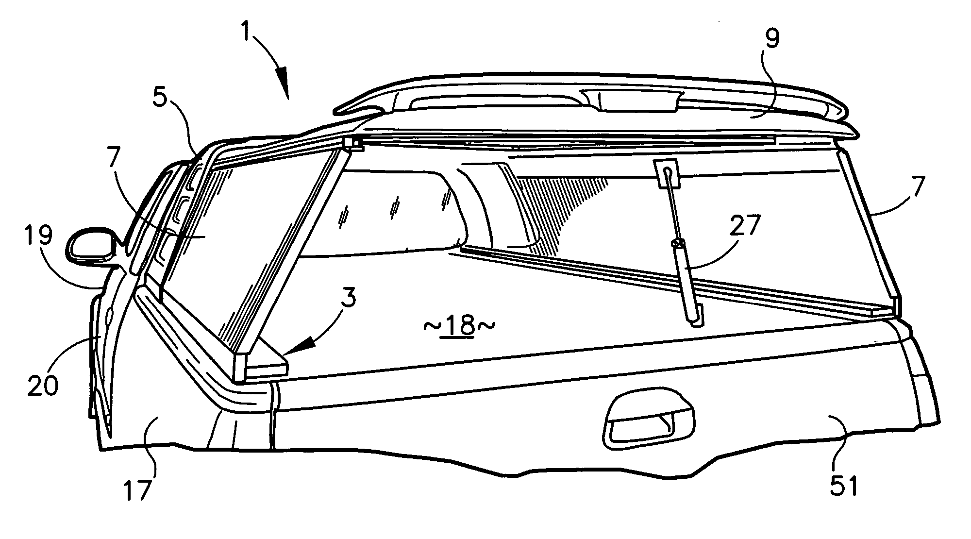 Convertible camper shell and hard tonneau