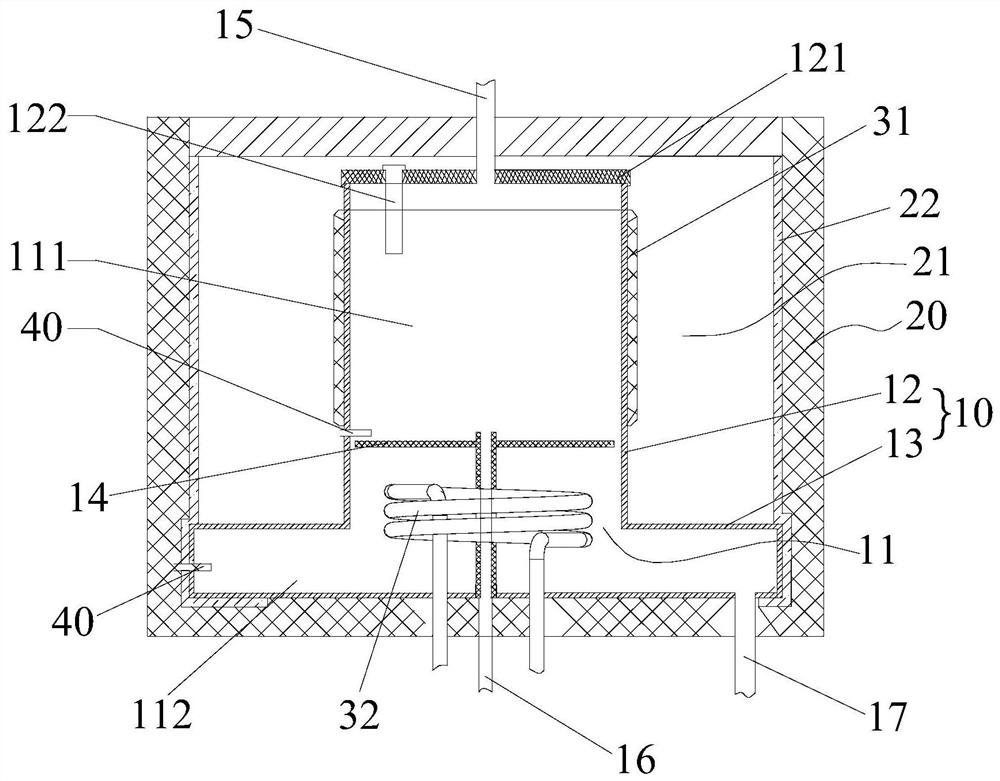 Refrigeration structure of water dispenser and water dispenser