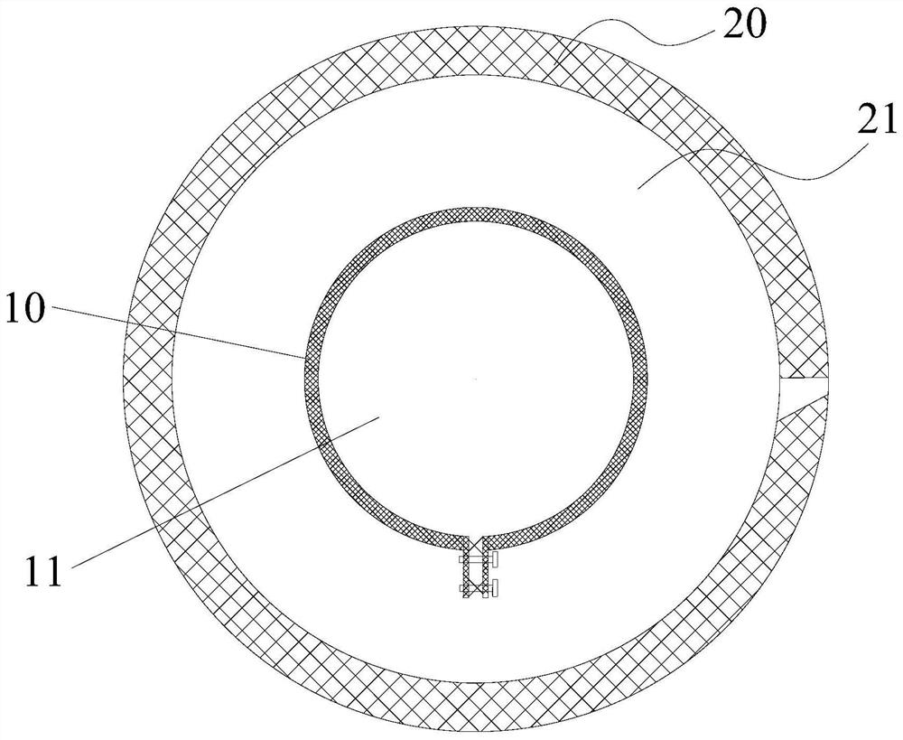 Refrigeration structure of water dispenser and water dispenser