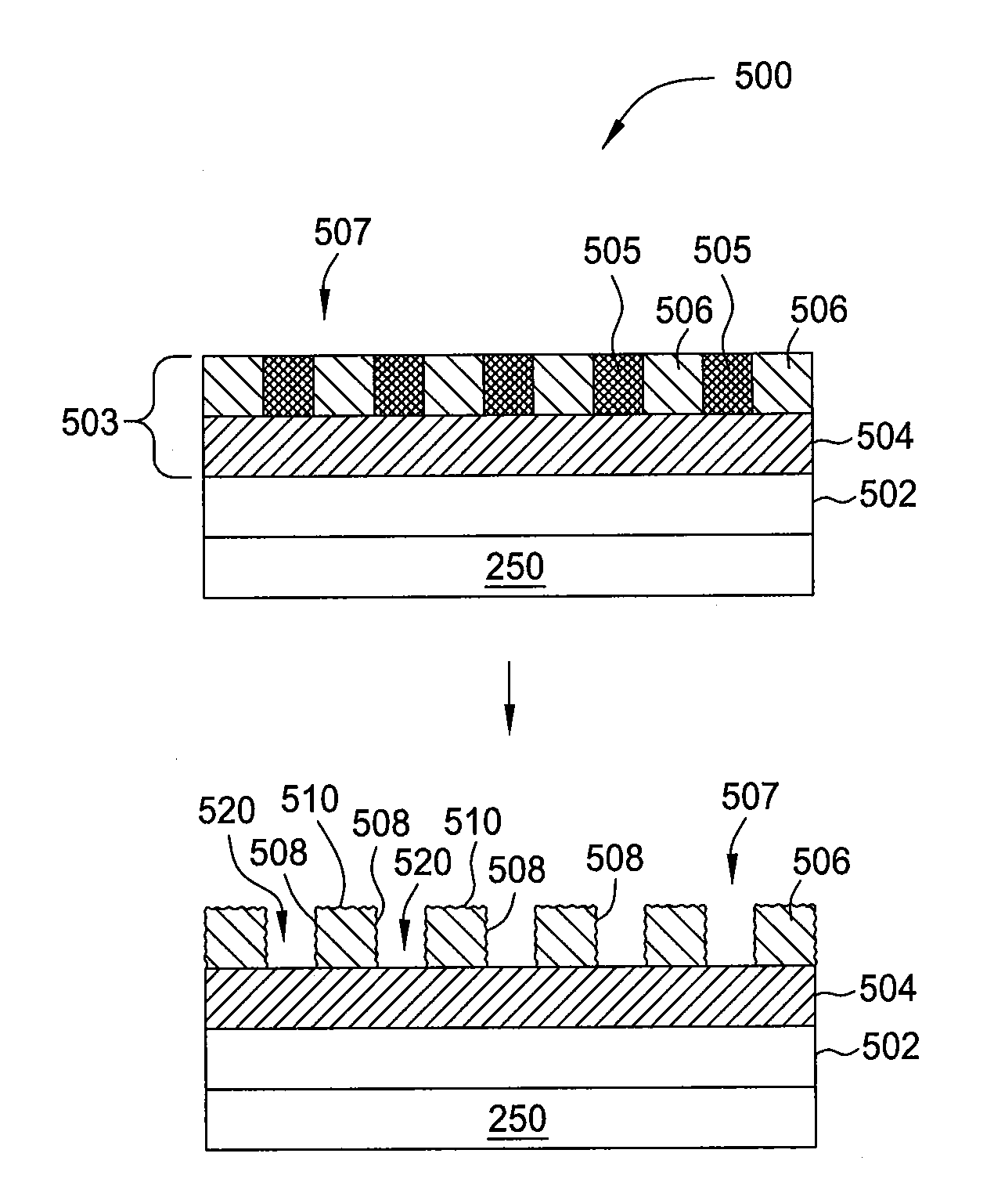 Methods and apparatus for performing multiple photoresist layer development and etching processes