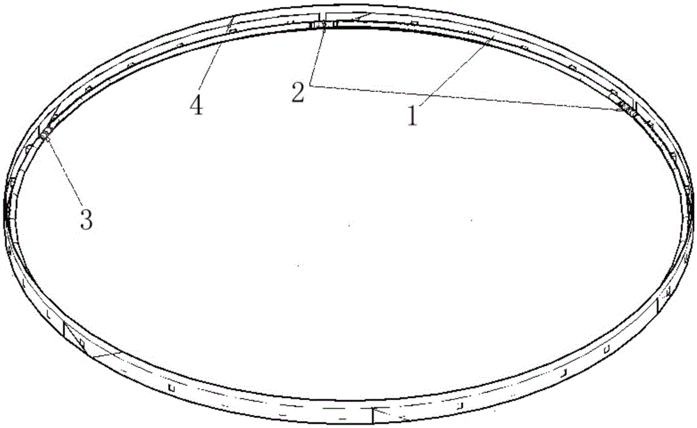 Supporting device and equipment for shield cutter head maintenance work well