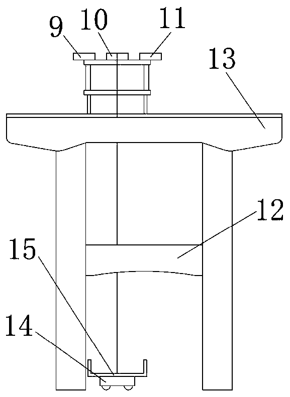 A hoisting method of a bridge deck hoisting device for an H-type dual-purpose bridge