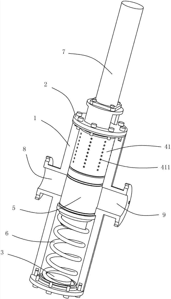 A water supply valve capable of quickly replacing filter element