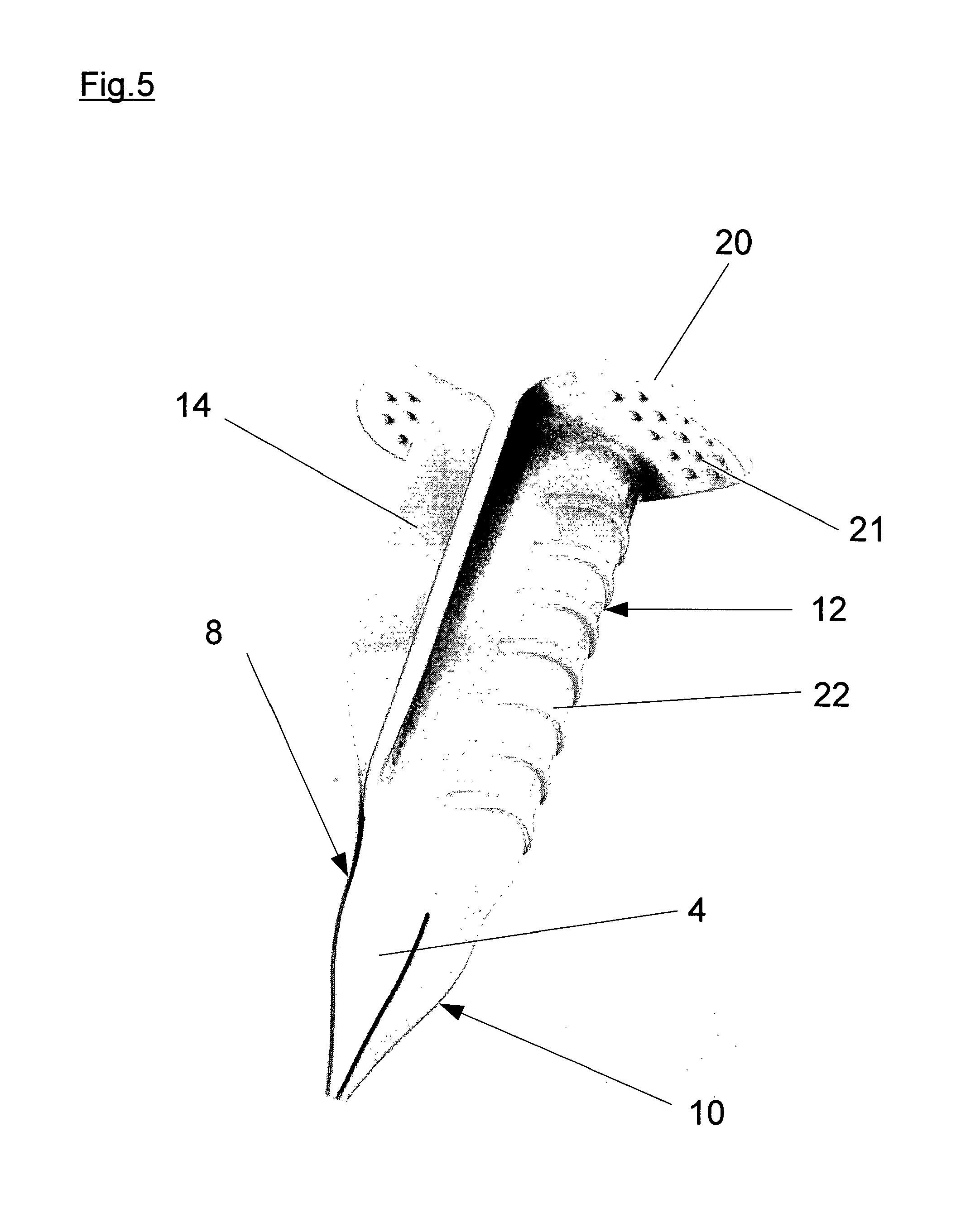 Method and applicator for the perioperative disinfection of medical instruments to be inserted through non-natural openings