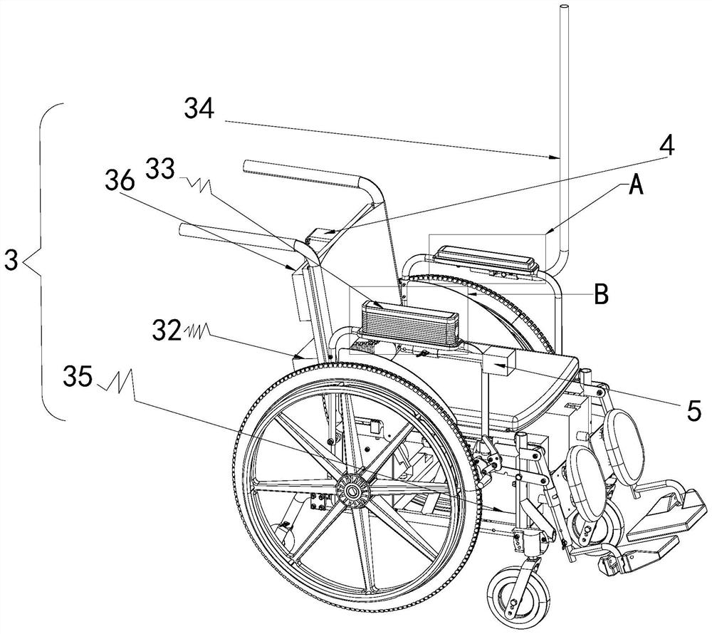 Electric wheelchair with rehabilitation function