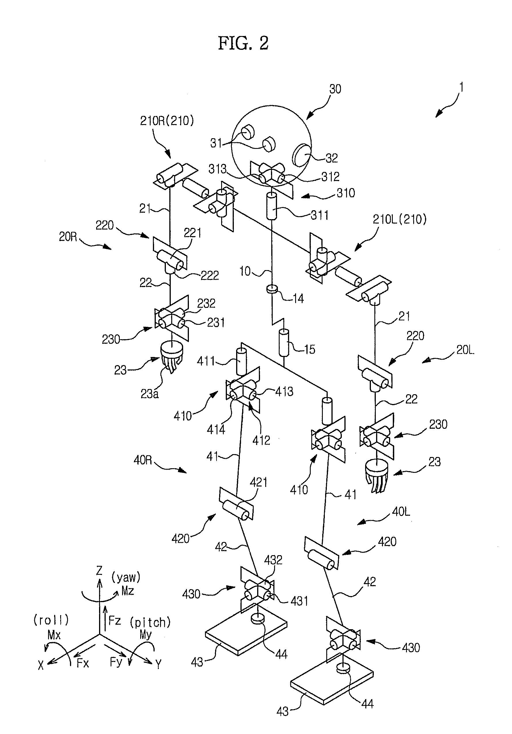 Robot joint driving method, computer-readable medium, device assembly and robot having the same