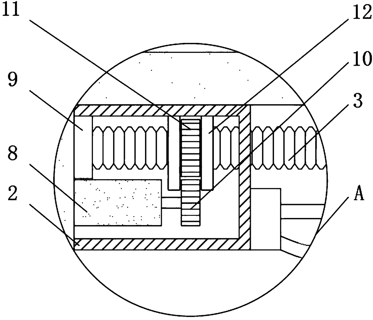 Greenhouse shading device