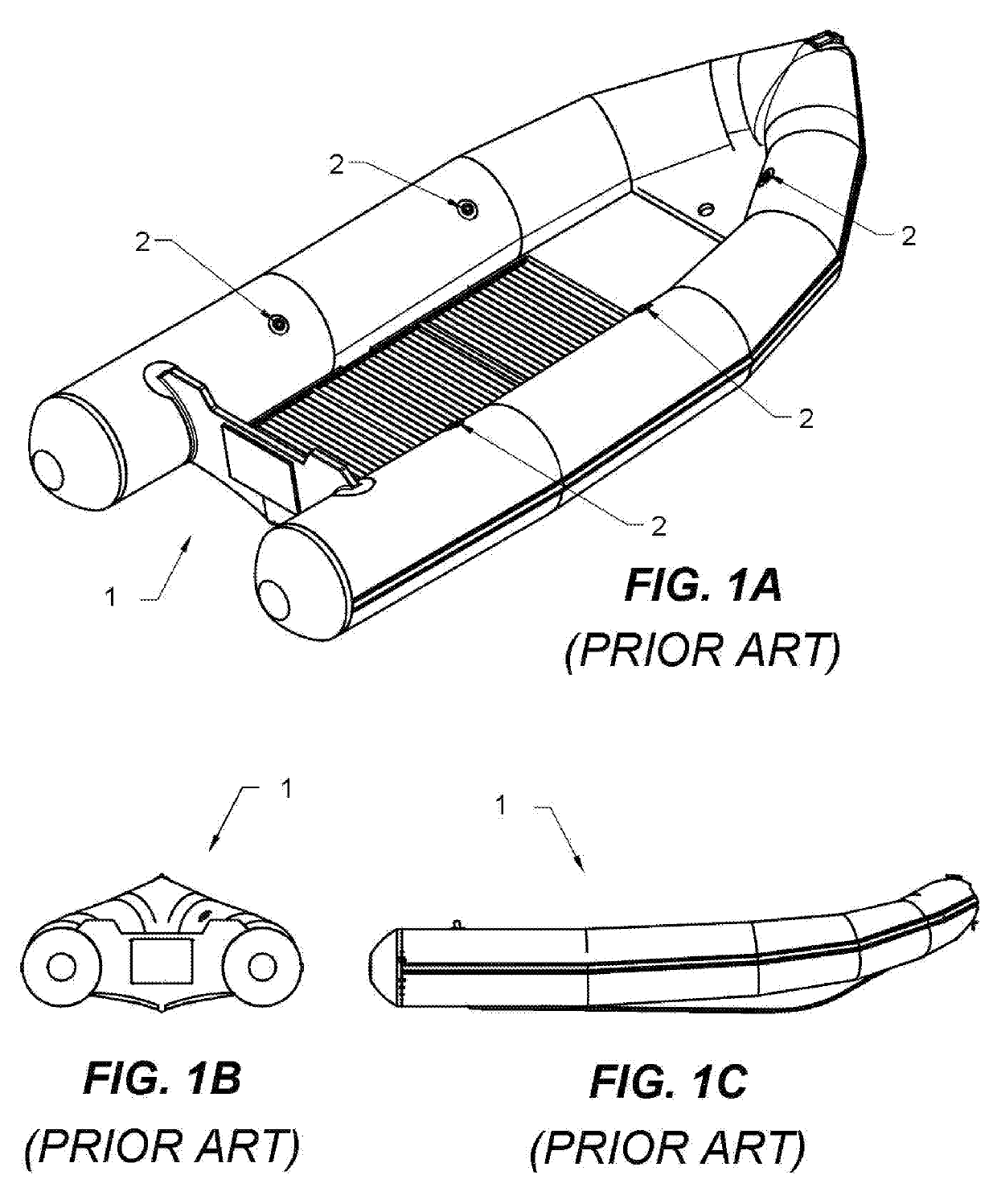 Insertable bladder system for inflatable boat repair