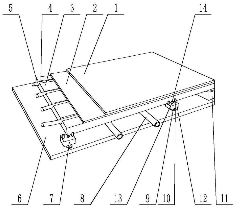 Multifunctional integrated assembled ground system and construction technology thereof